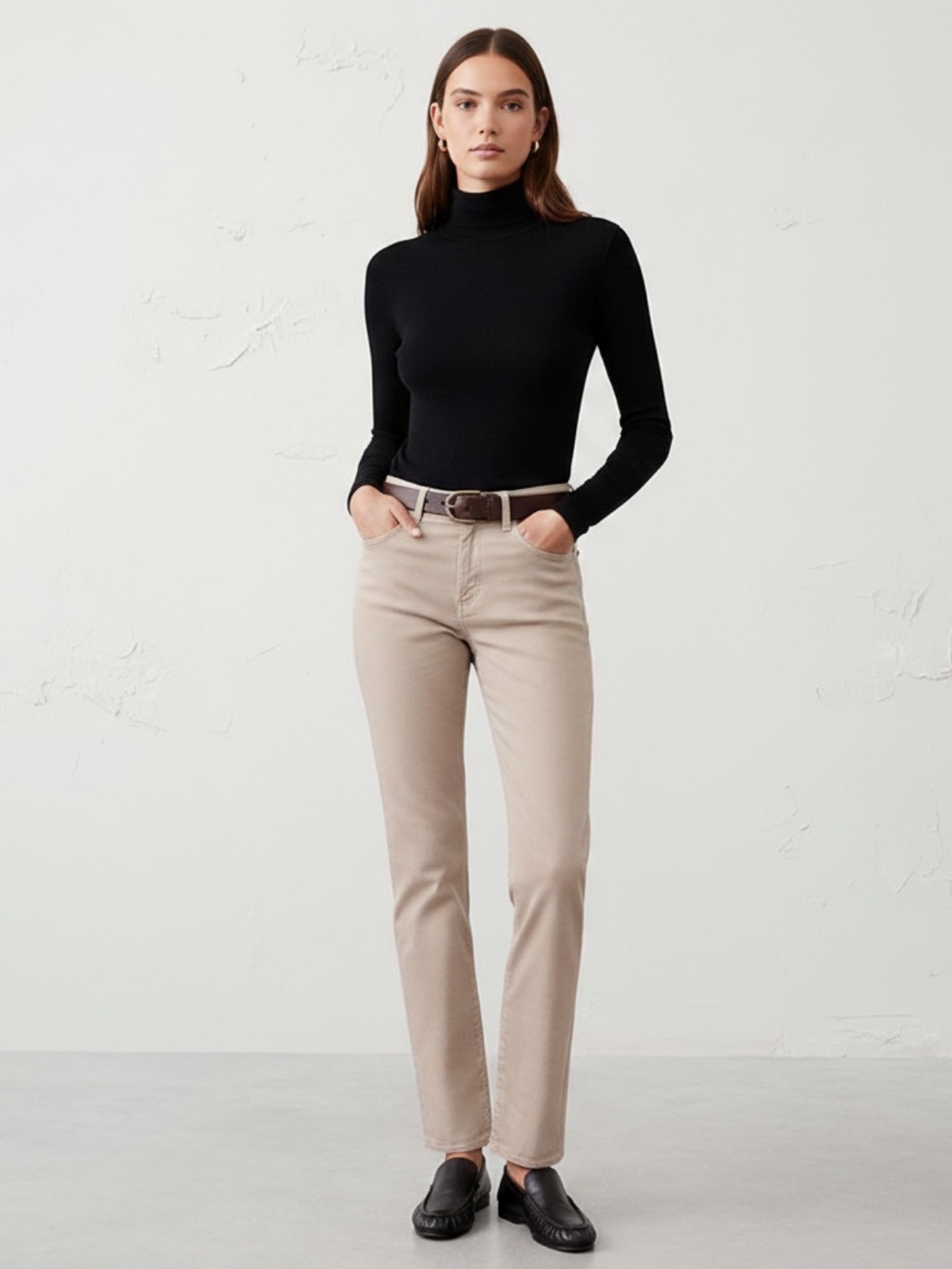 NWT Banana Republic Slim Velvet Jeans Off-White Cream Size 18/34 Ankle High Rise